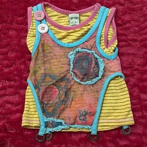 Save The Queen Multicolor Kids Tank Top